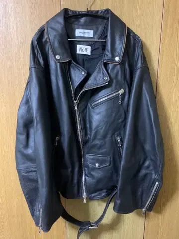 디스커버드 오버 가죽 라이더 재킷 사이즈 3