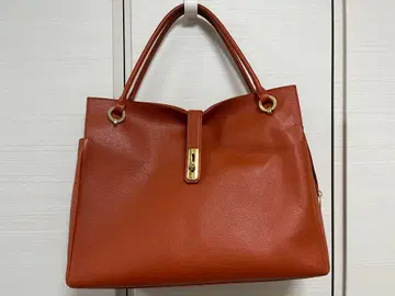 하마노 가죽 공예 그레이스 라이트 토트백 오렌지