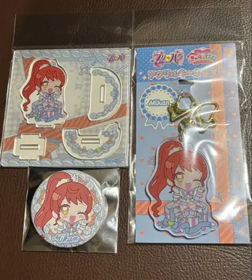 프리파라 캐릭터핀 화이트 타마미칸 3종 세트