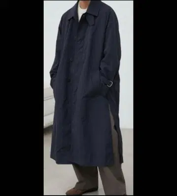 WYM NYLON WASHER SIDE SLIT LOOSE COAT