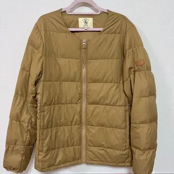 [ 에이글 ] 노카라 패딩 자켓 L 사이즈