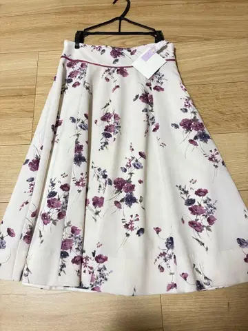 MISCH MASCH 플라워 프린트 플레어 스커트