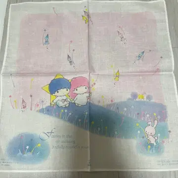 1976 쇼와 레트로 초기 산리오 키키라라 손수건 미사용 3