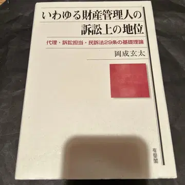 소위 재산 관리인의 소송상의 지위