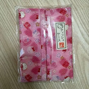 헬로키티 티슈 케이스 핑크