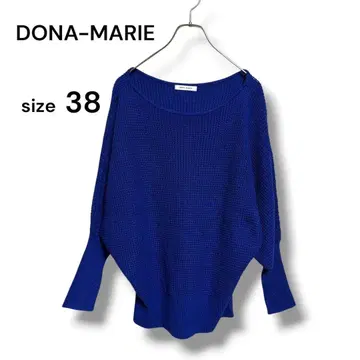 DONA-MARIE 돌먼 슬리브 니트 풀오버 M 상당 와플 편직