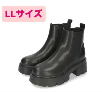 오리엔탈 트래픽 통굽 힐 사이드 고어 부츠 LL 사이즈 41410