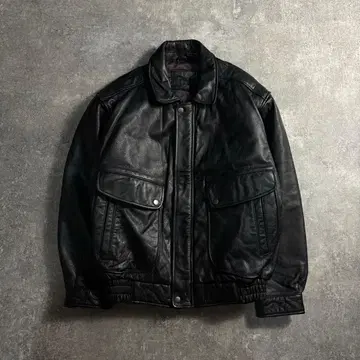 90s 빈티지 가죽 자켓 A2 플라이트 자켓 천연 가죽