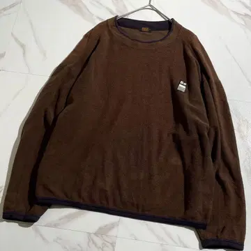 마리떼 프랑소와 저버 맨투맨 가슴 로고 BE 여성용 브라운 면