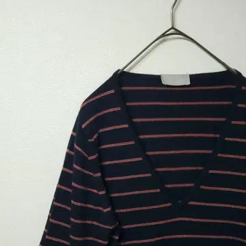 [무료배송] 마가렛 하우엘 존스메들리 보더 니트 영국제