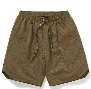 숏팬츠/714street/올리브색/시어서커/드로우코드 포함