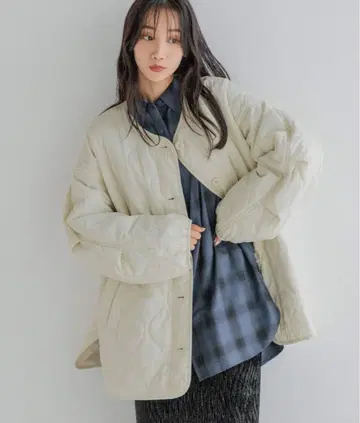 로리즈팜 퀼팅 블루종 116441