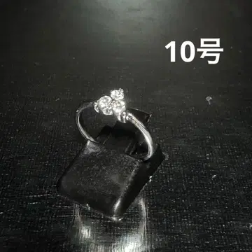 빈티지 패션반지 실버 10호 플라워