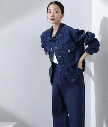 데님 자켓 사이즈 F