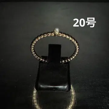 빈티지 패션 반지 골드 20호 펄