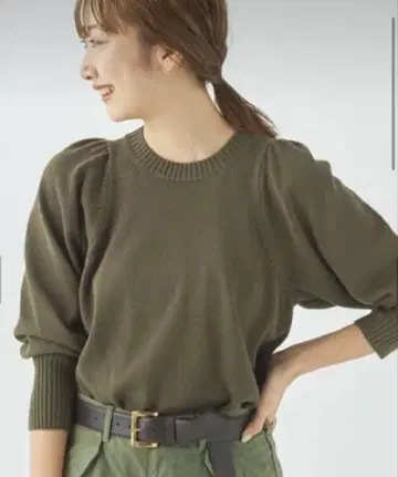 plage PLAGE 퍼프 슬리브 니트