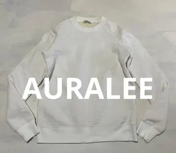 AURALEE 코튼울 맨투맨 오라리 트레이닝복 1