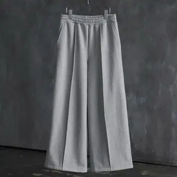 [ CALLNE ] 속기모 와이드 스트레이트 스웨트 팬츠