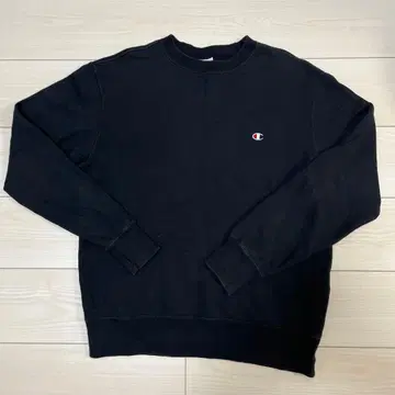 Champion 블랙 맨투맨 X-LARGE