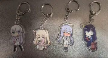 C93 key Summer Pockets 서머포켓 키링 4종 세트