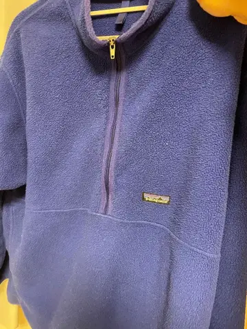 파타고니아 플리스 자켓 파랑