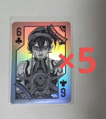 JOJO WORLD 오로라 카드놀이 죠죠 나란차 기르가 5점