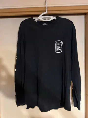 BLACK BRAIN 긴팔 티셔츠 블랙