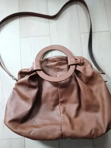 미사용 이탈리아 Bruno Rossi 천연 가죽 가죽 브라운