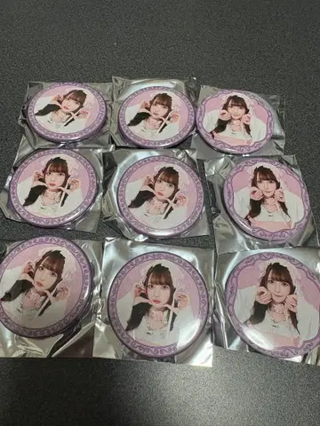 치바 유나 캔뱃지 9개 세트