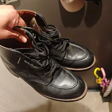 레드윙 엔지니어 부츠 블랙