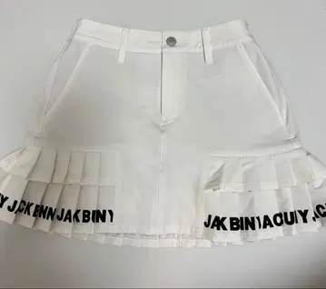 Jack Bunny!! 안쪽 미기모 페플럼 플리츠 스커트