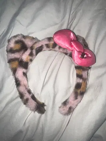 HELLO KITTY 레오파드 무늬 머리띠