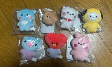 BTS BT21 마스코트 키체인 세트