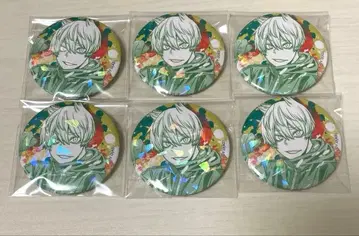 도원암귀 네코사키 하쿠레 홀로그램 캔뱃지 마즐 6종 세트