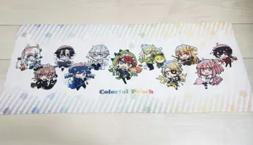 컬러풀 피치 초기 그림 굿즈 타월