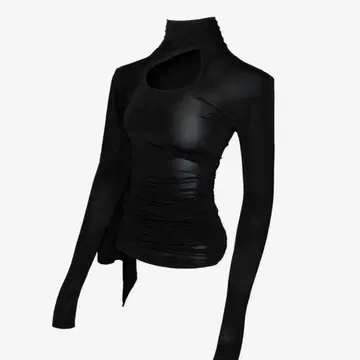 S asymmetric drape tops theredthread