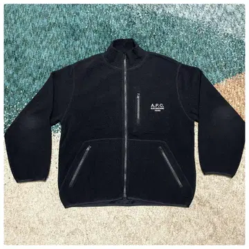 A.P.C. 블랙 플리스 자켓