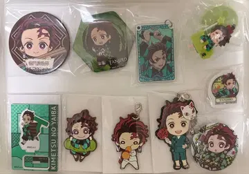 귀멸의 칼날 카마도 탄지로 묶음 판매 아크릴 스탠드 캔뱃지 러버 스트랩