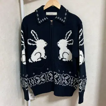 GU rokh 풀 집업 니트 자켓 S 사이즈