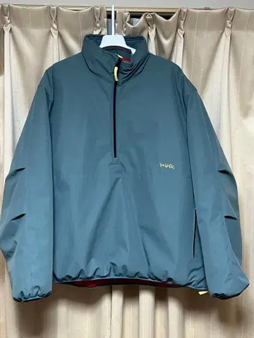 ZARA 카키 하프 지퍼 자켓 XL