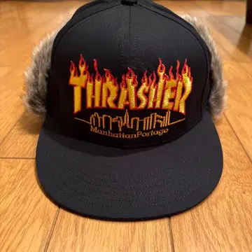 THRASHER 맨해튼 포티지 퍼 후드 캡