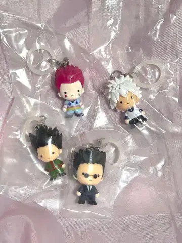 HUNTER x HUNTER 표식 키링 4개 세트