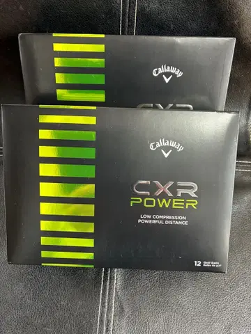 Callaway CXR POWER 골프공 12개입 2더즌