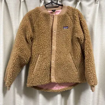 patagonia 플리스 보아 자켓 키즈 XL 베이지