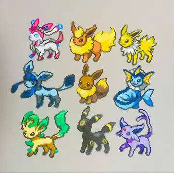 포켓몬 펄러비즈 아트 이브이 부스터 세트