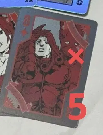 JOJO WORLD 오로라 카드놀이 죠죠 퍼니 발렌타인 5종