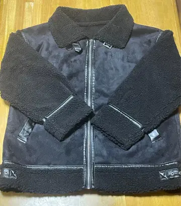 블랙 플리스 자켓 LL 사이즈