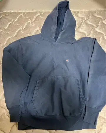 챔피온 리버스 위브 후드티 L 멕시코 90s 네이비 컬러 네이비