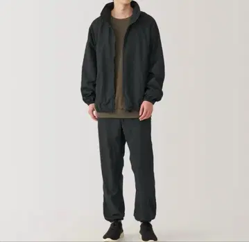 무인양품 발수 나일론 윈드브레이커 셋업