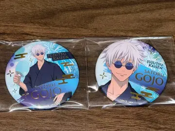 고죠 사토루 TOHO 복권 주술회전 금박 캔뱃지 회옥 옥절